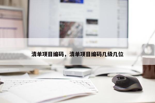 清单项目编码，清单项目编码几级几位